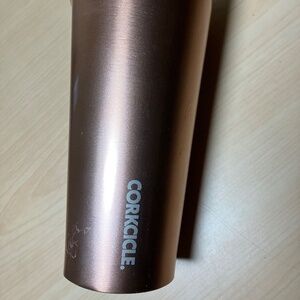 CORKCICLE 16 oz TRAVEL TUMBLER WITH LID, STAINLESS STEEL INSULATED METALIC ROSE